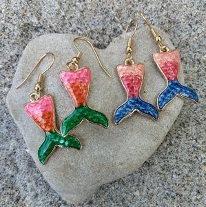 Mermaid Fluke Earrings